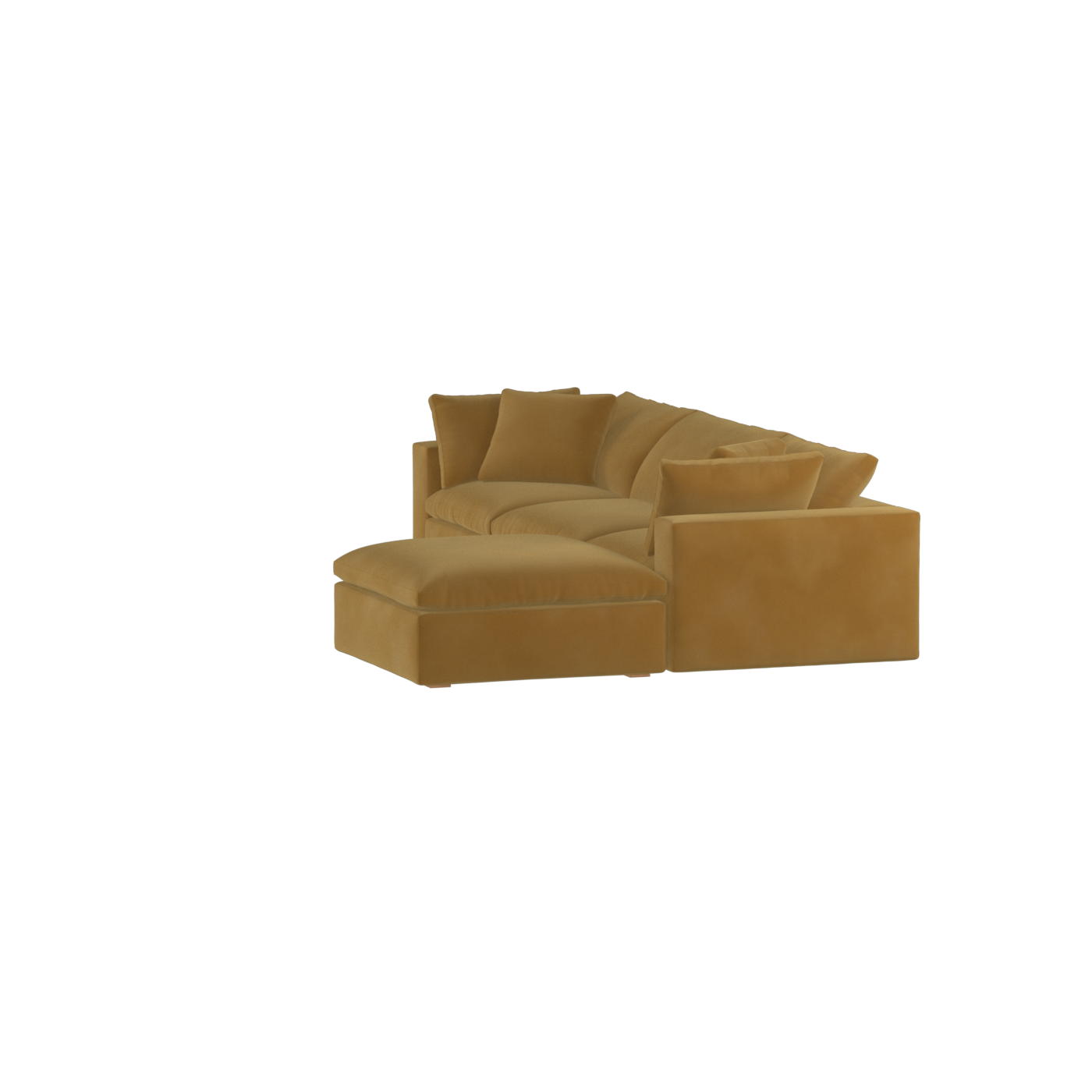 Ari dreisitziges modulares Ecksofa