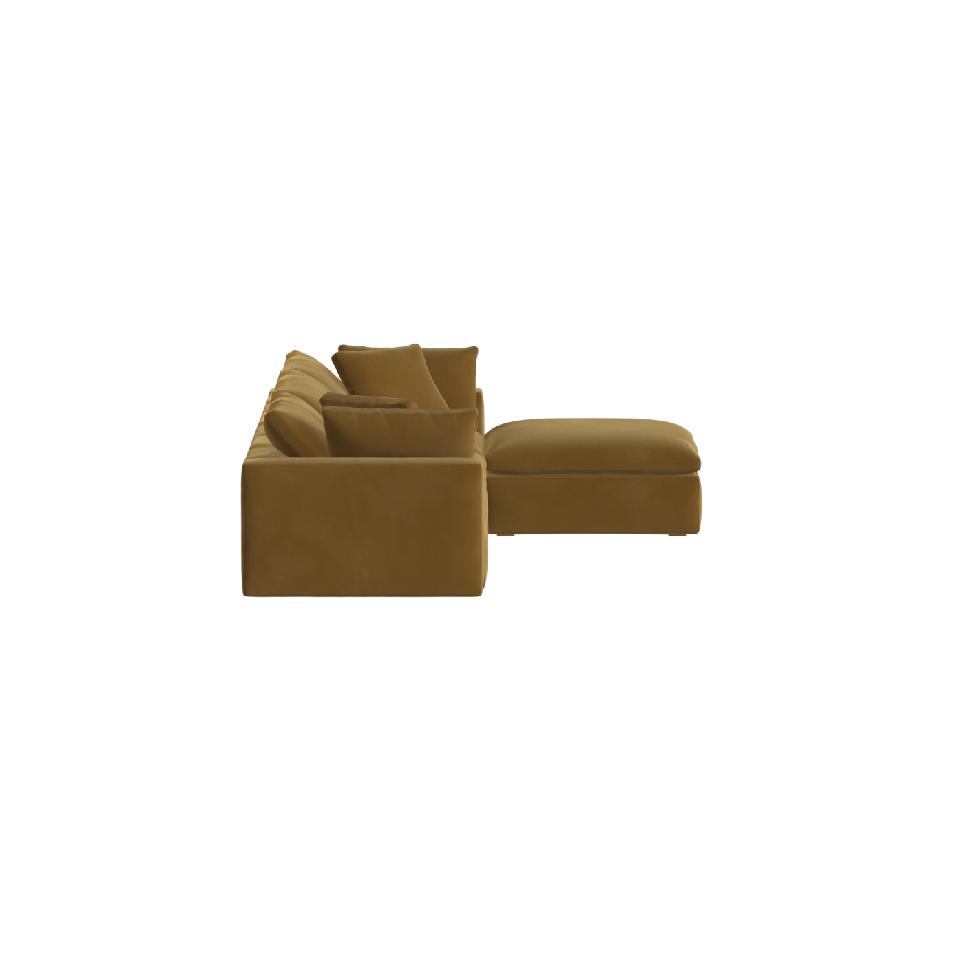 Ari dreisitziges modulares Ecksofa