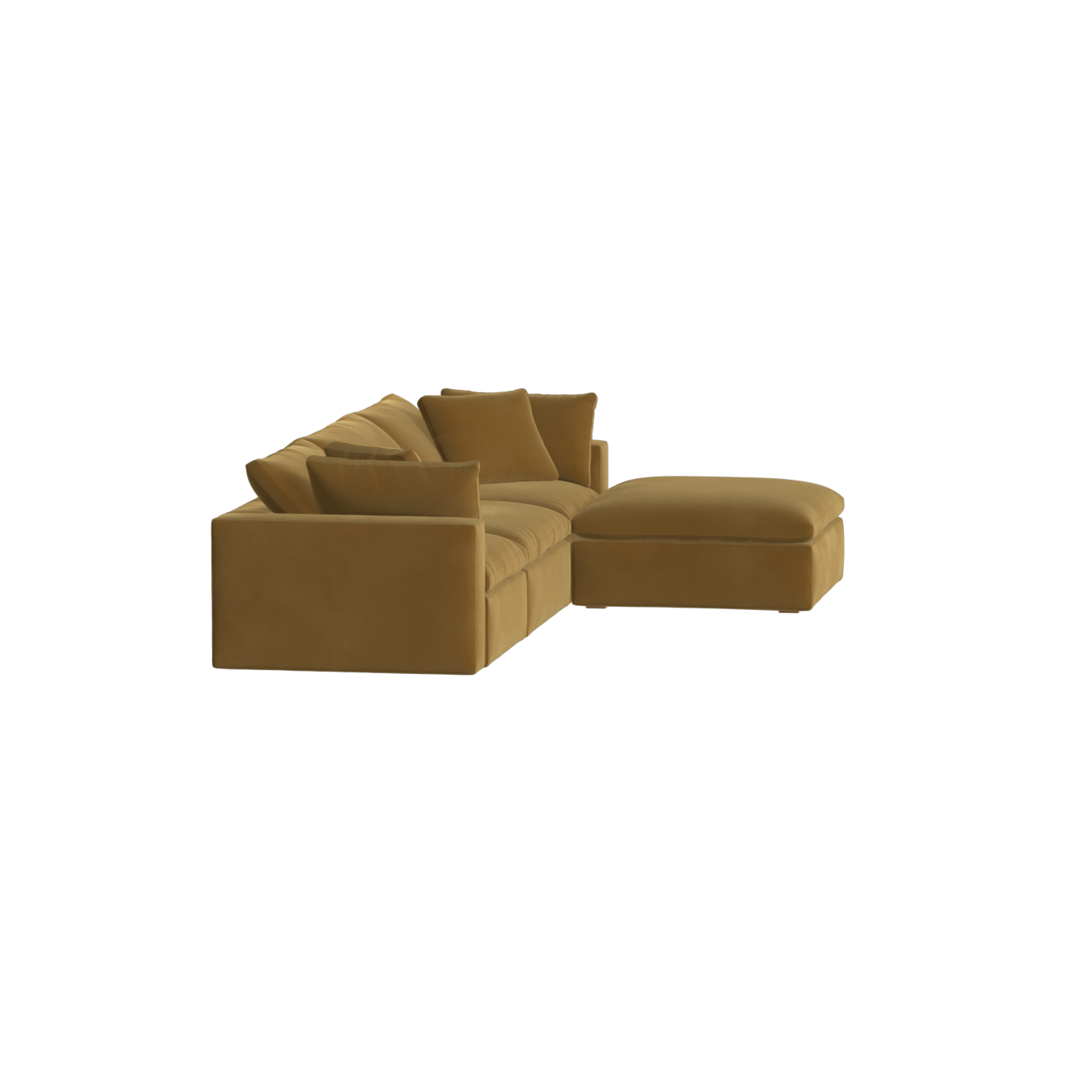 Ari dreisitziges modulares Ecksofa