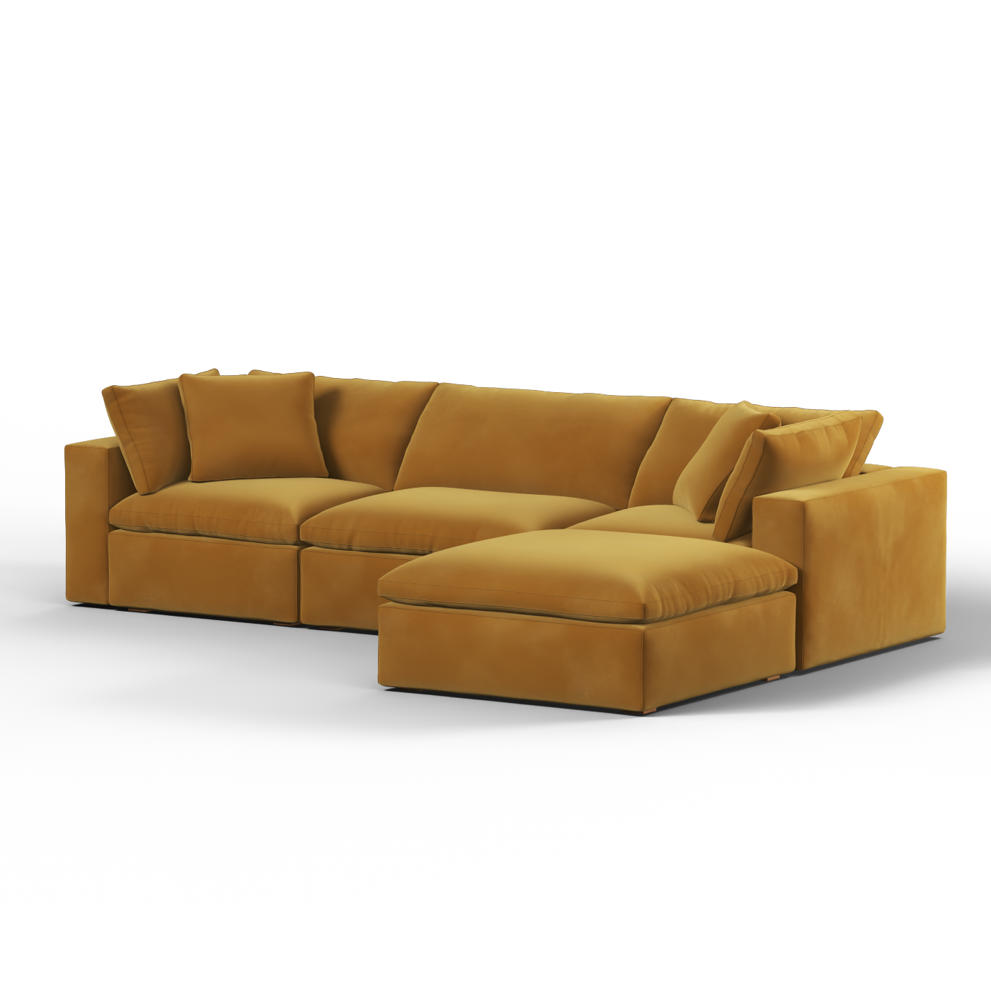 Ari dreisitziges modulares Ecksofa