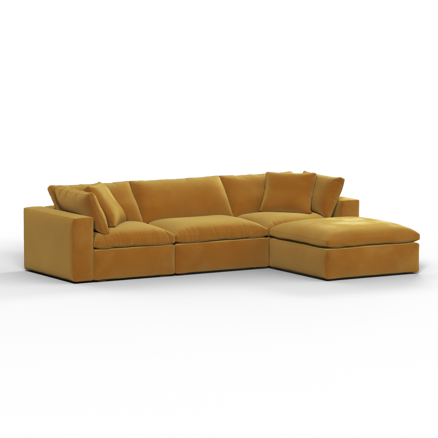 Ari dreisitziges modulares Ecksofa