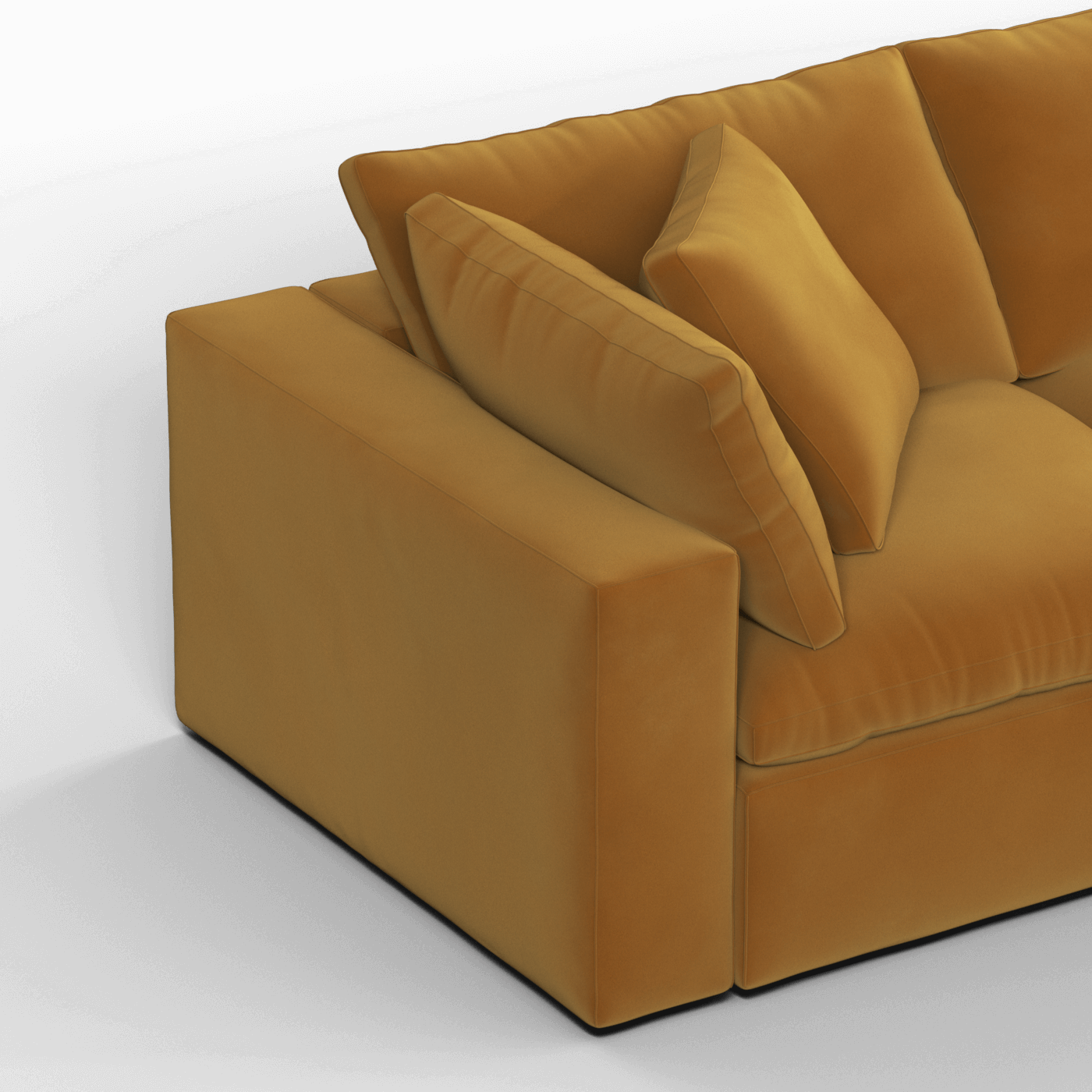 Ari dreisitziges modulares Ecksofa