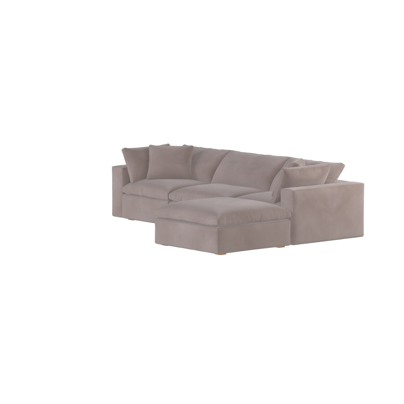 Ari dreisitziges modulares Ecksofa