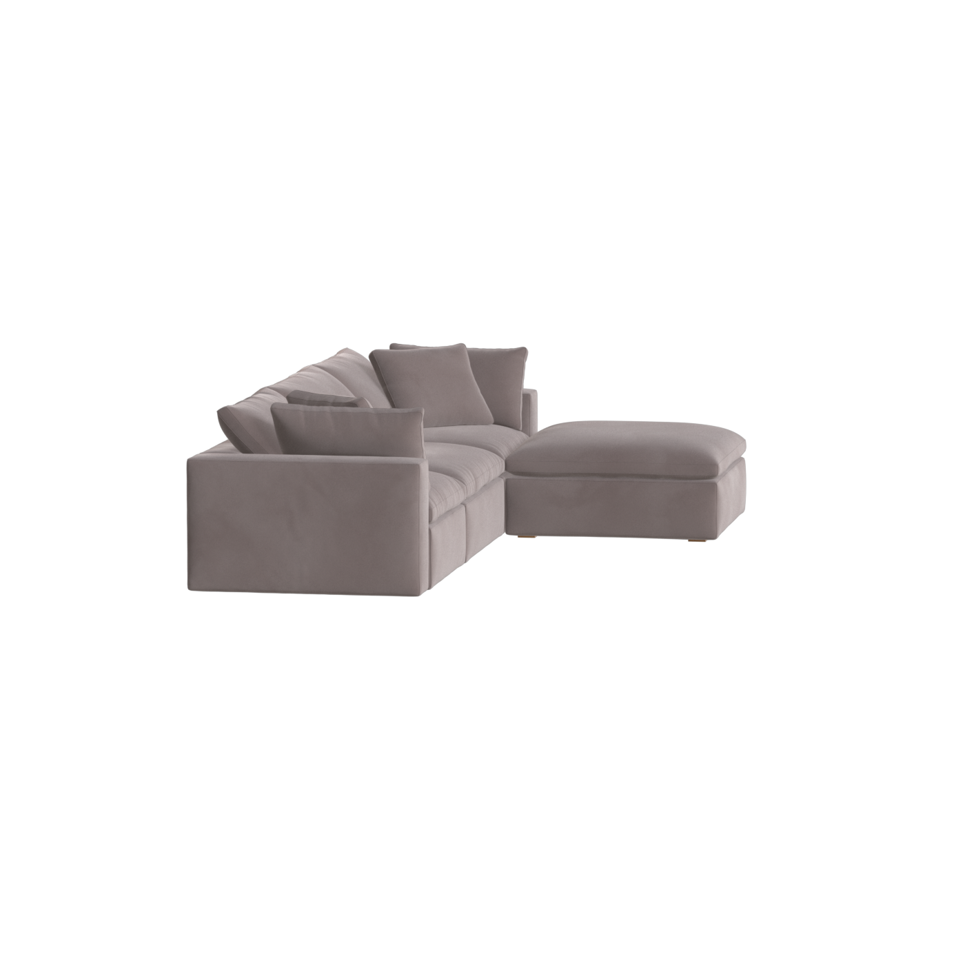 Ari dreisitziges modulares Ecksofa