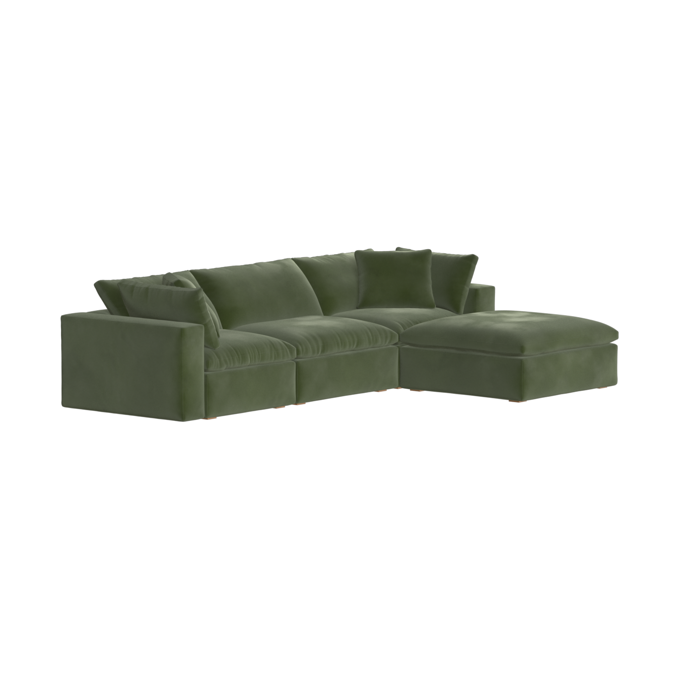 Ari dreisitziges modulares Ecksofa