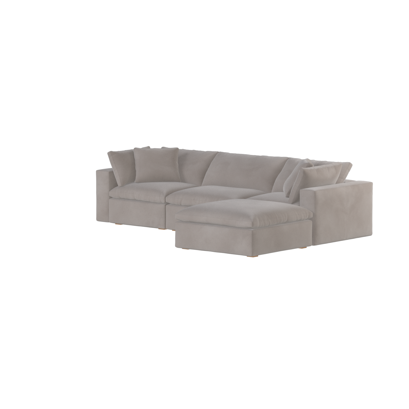 Ari dreisitziges modulares Ecksofa