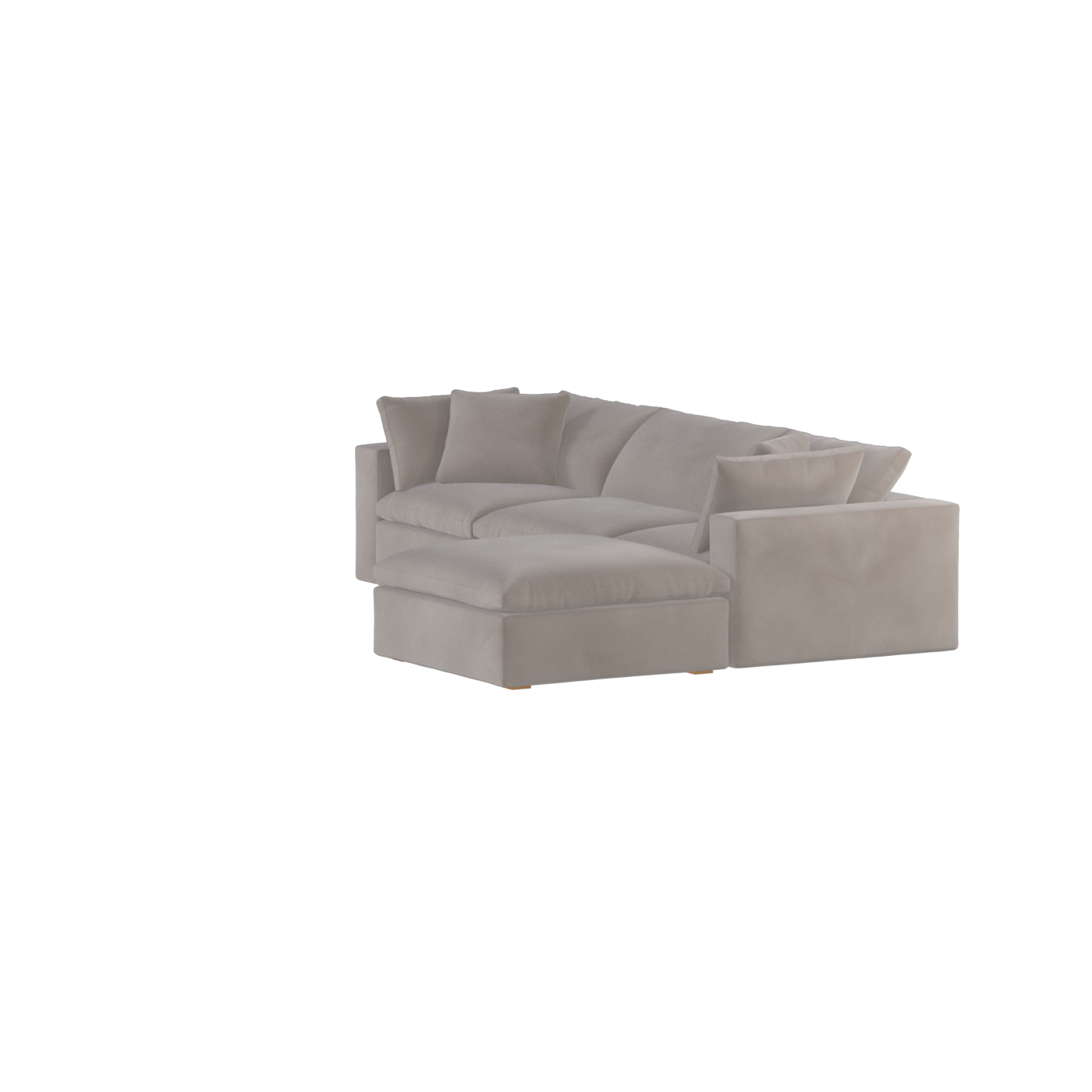 Ari dreisitziges modulares Ecksofa