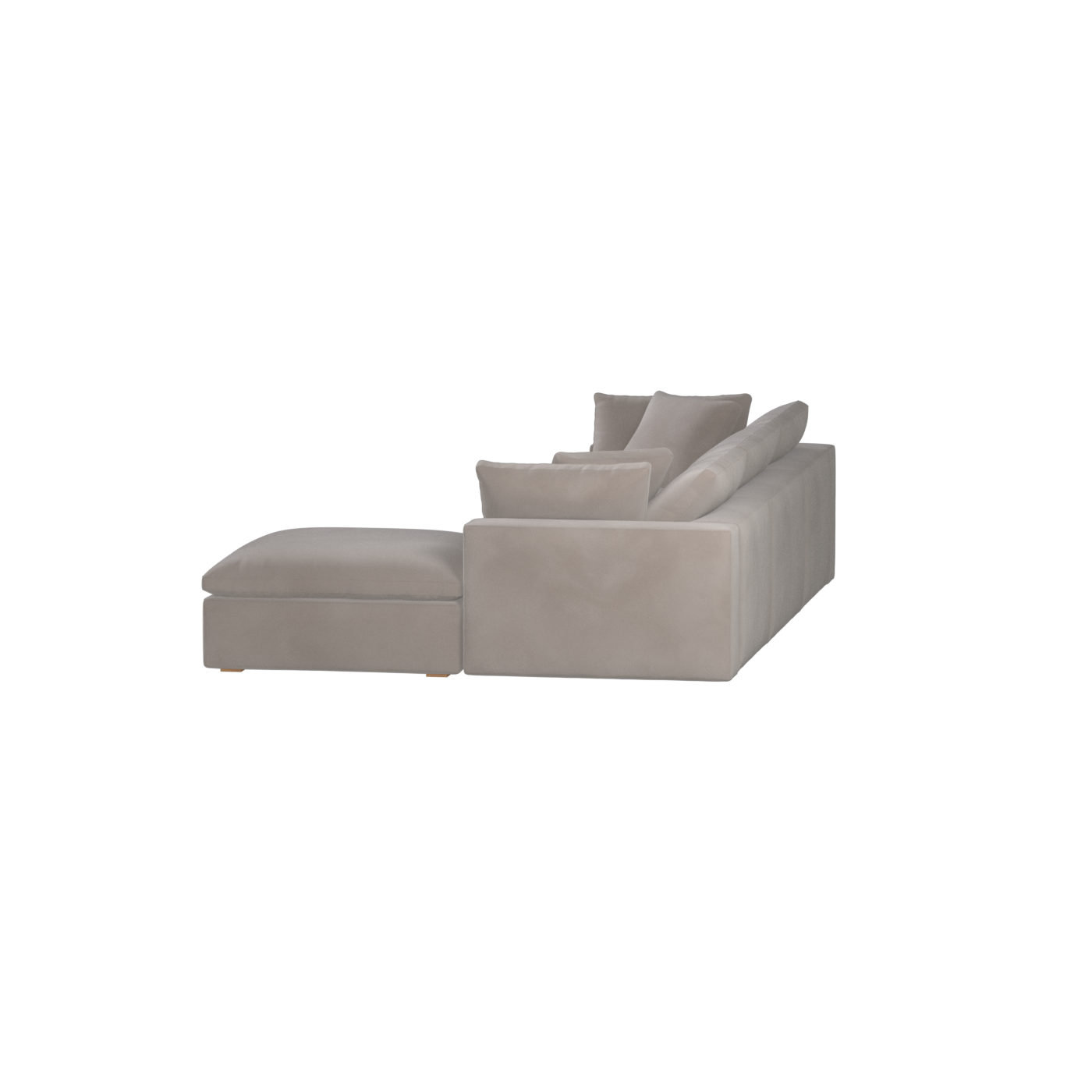 Ari dreisitziges modulares Ecksofa
