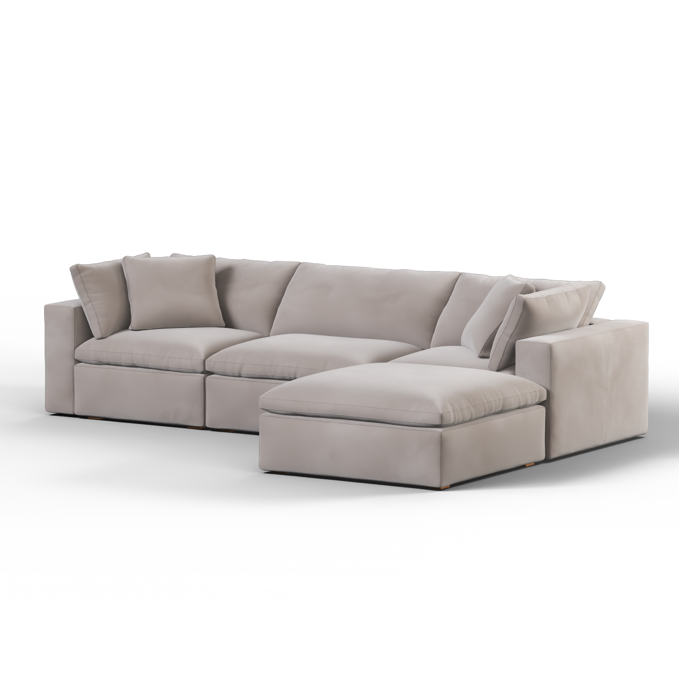 Ari dreisitziges modulares Ecksofa