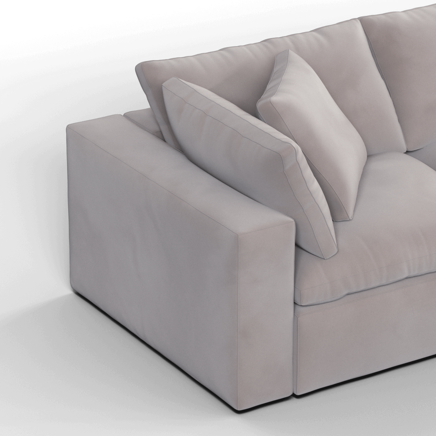 Ari dreisitziges modulares Ecksofa