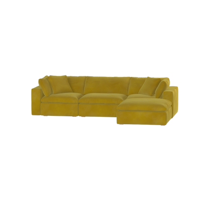Ari dreisitziges modulares Ecksofa