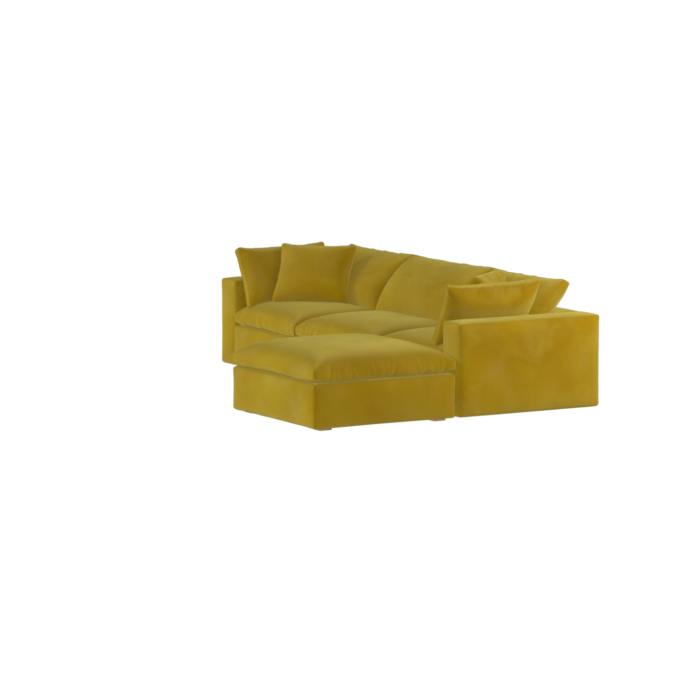 Ari dreisitziges modulares Ecksofa
