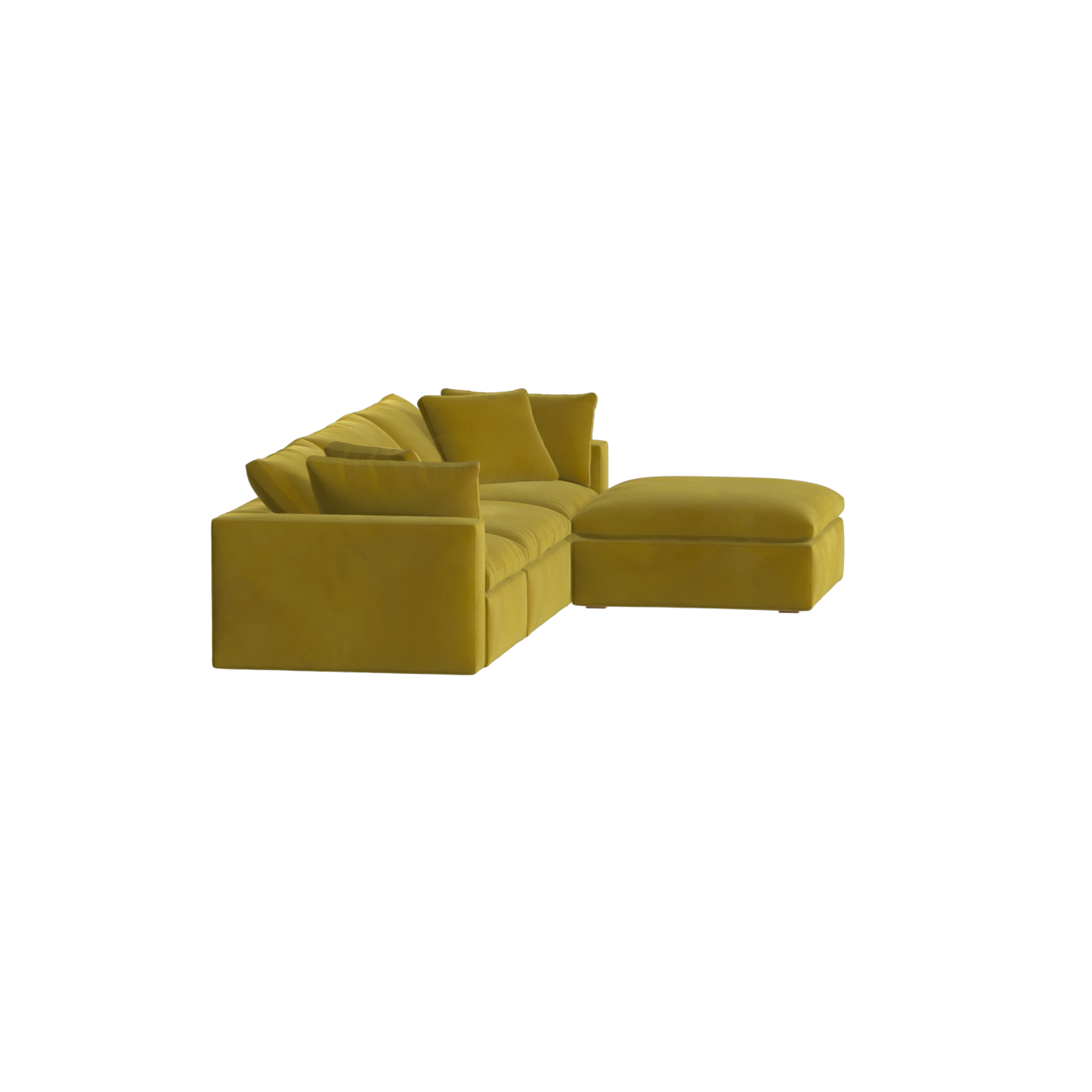 Ari dreisitziges modulares Ecksofa