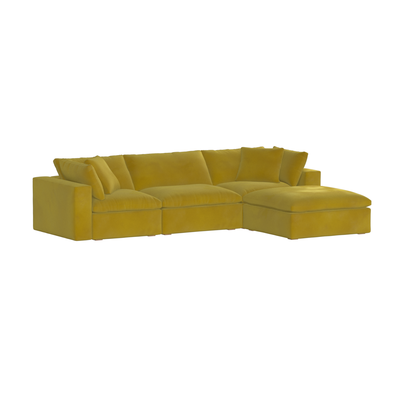 Ari dreisitziges modulares Ecksofa