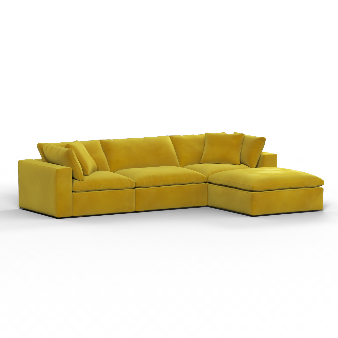 Ari dreisitziges modulares Ecksofa