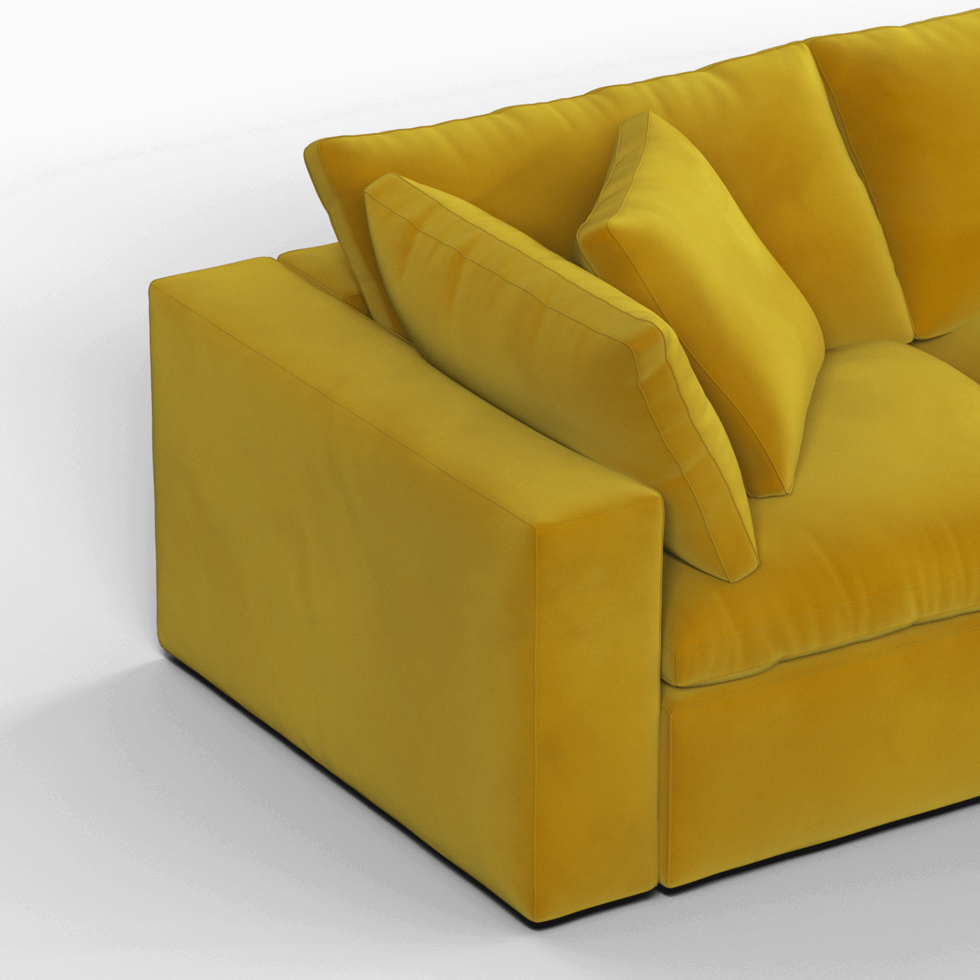Ari dreisitziges modulares Ecksofa