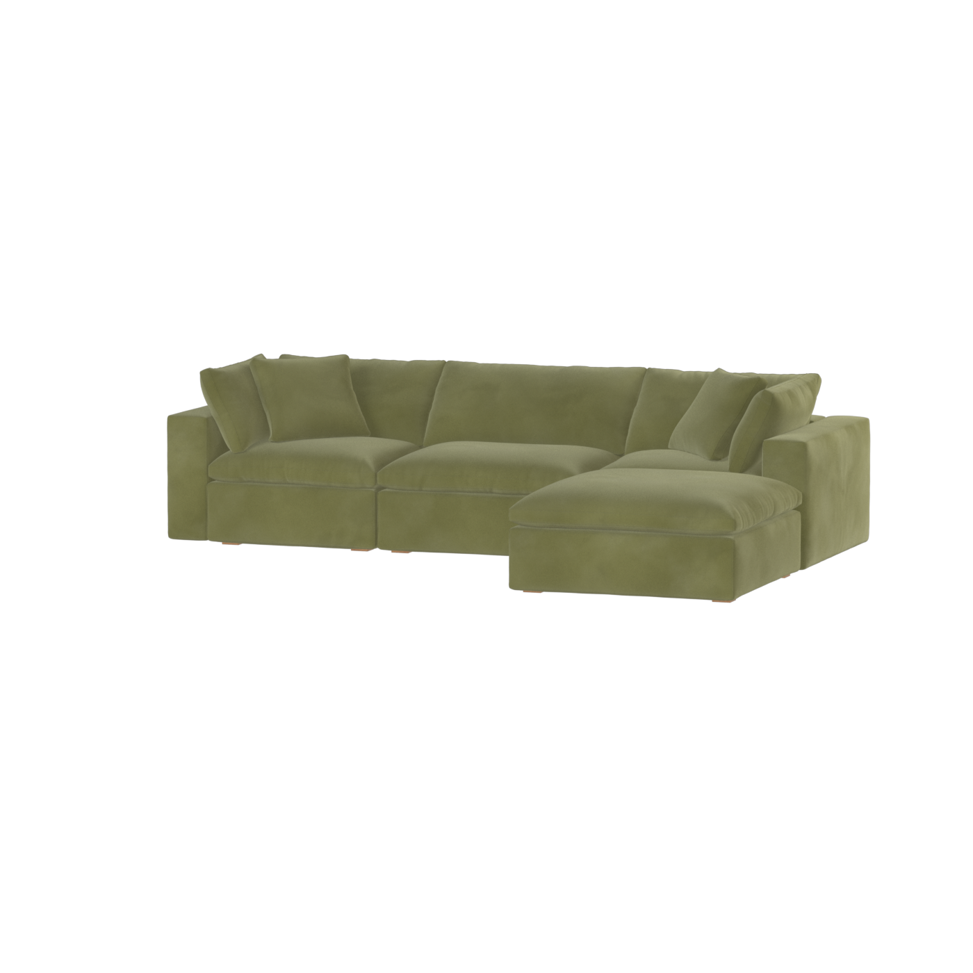 Ari dreisitziges modulares Ecksofa