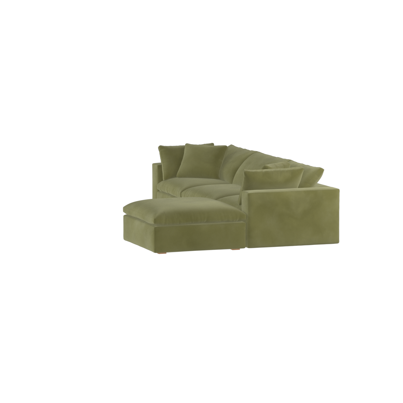 Ari dreisitziges modulares Ecksofa