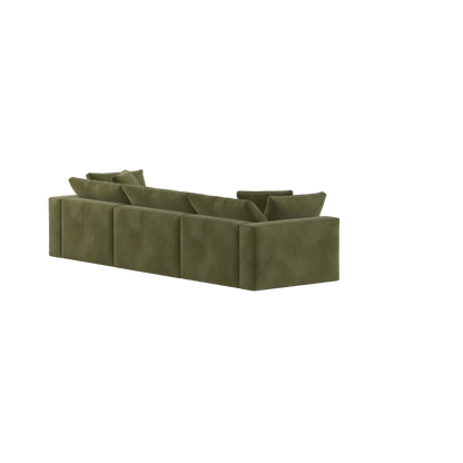 Ari dreisitziges modulares Ecksofa