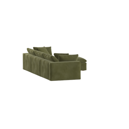 Ari dreisitziges modulares Ecksofa