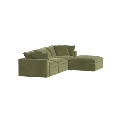 Ari dreisitziges modulares Ecksofa
