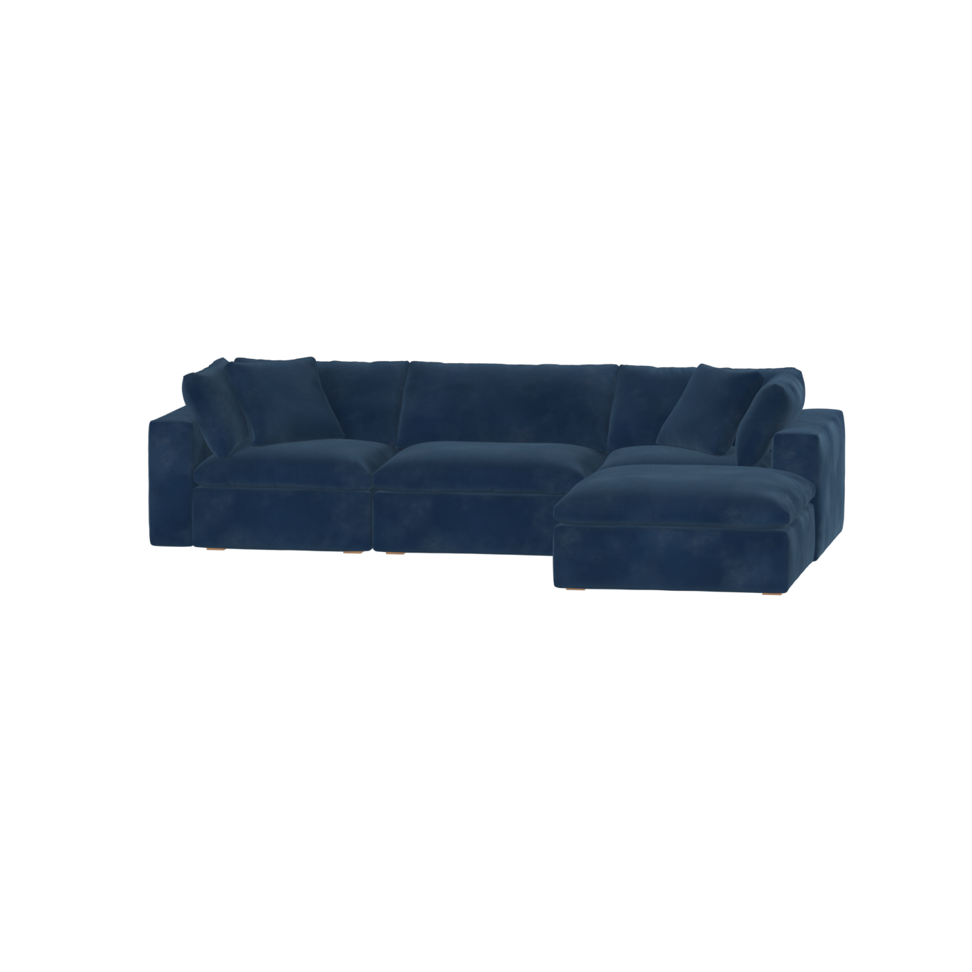 Ari three seater modular corner Sofa With Full Fabric Customisation