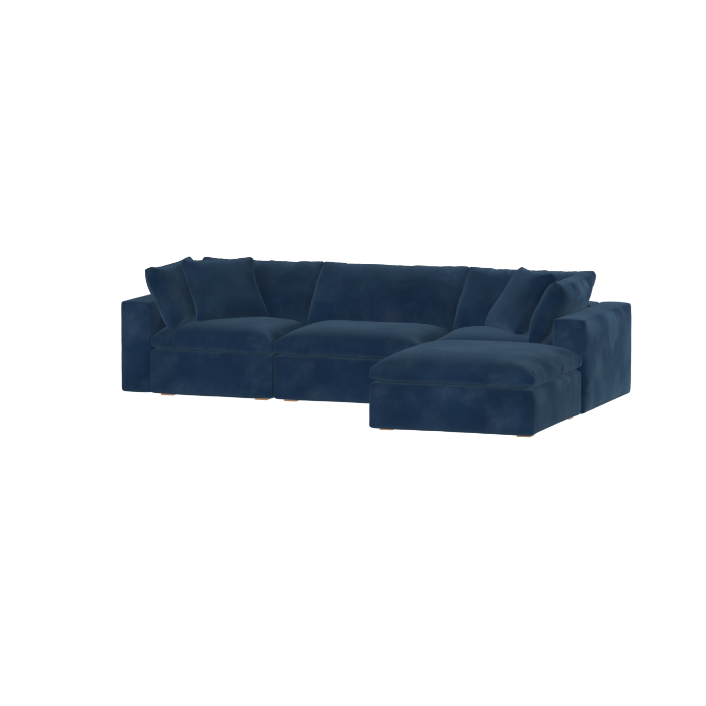 Ari three seater modular corner Sofa With Full Fabric Customisation
