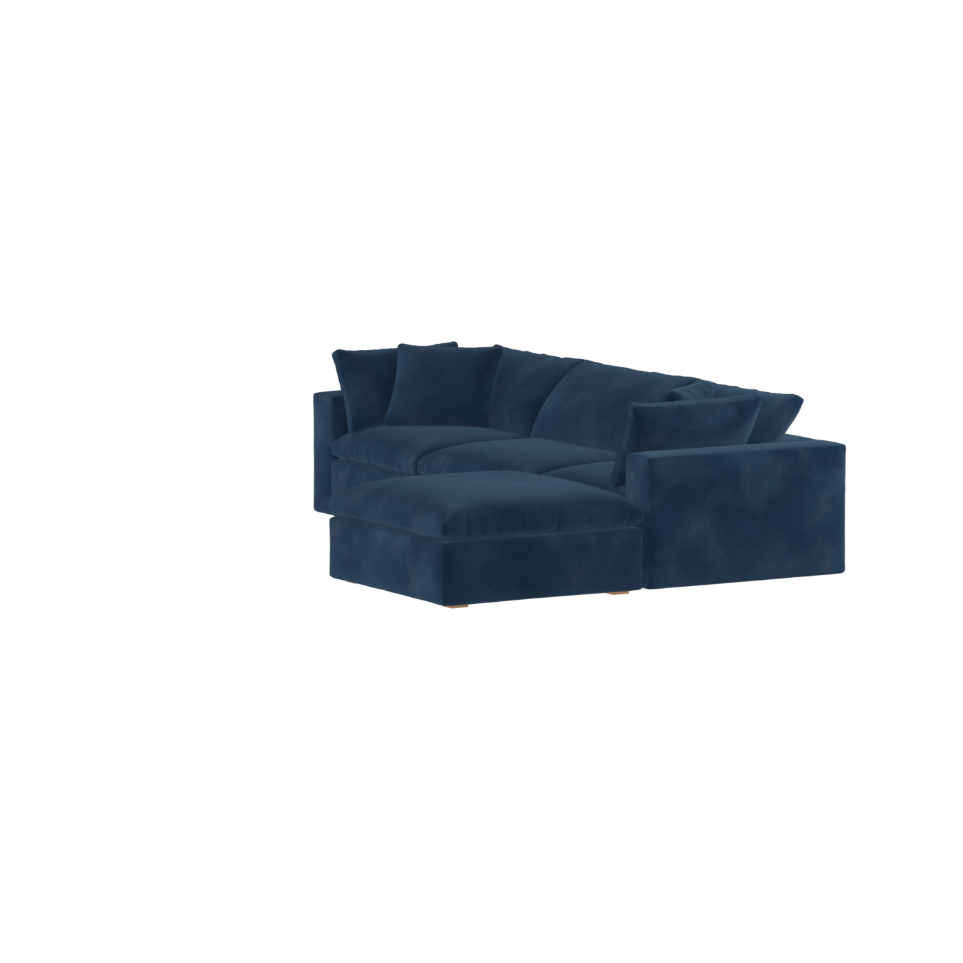 Ari three seater modular corner Sofa With Full Fabric Customisation