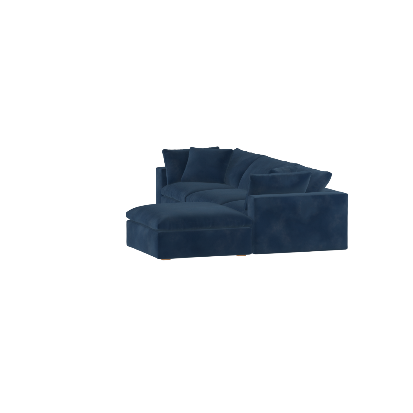 Ari three seater modular corner Sofa With Full Fabric Customisation