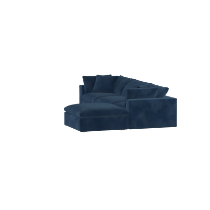 Ari three seater modular corner Sofa With Full Fabric Customisation