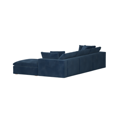 Ari three seater modular corner Sofa With Full Fabric Customisation