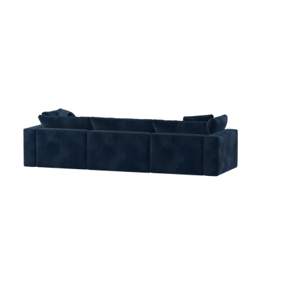 Ari three seater modular corner Sofa With Full Fabric Customisation