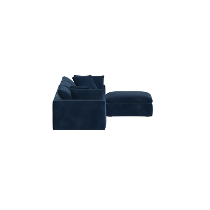 Ari three seater modular corner Sofa With Full Fabric Customisation