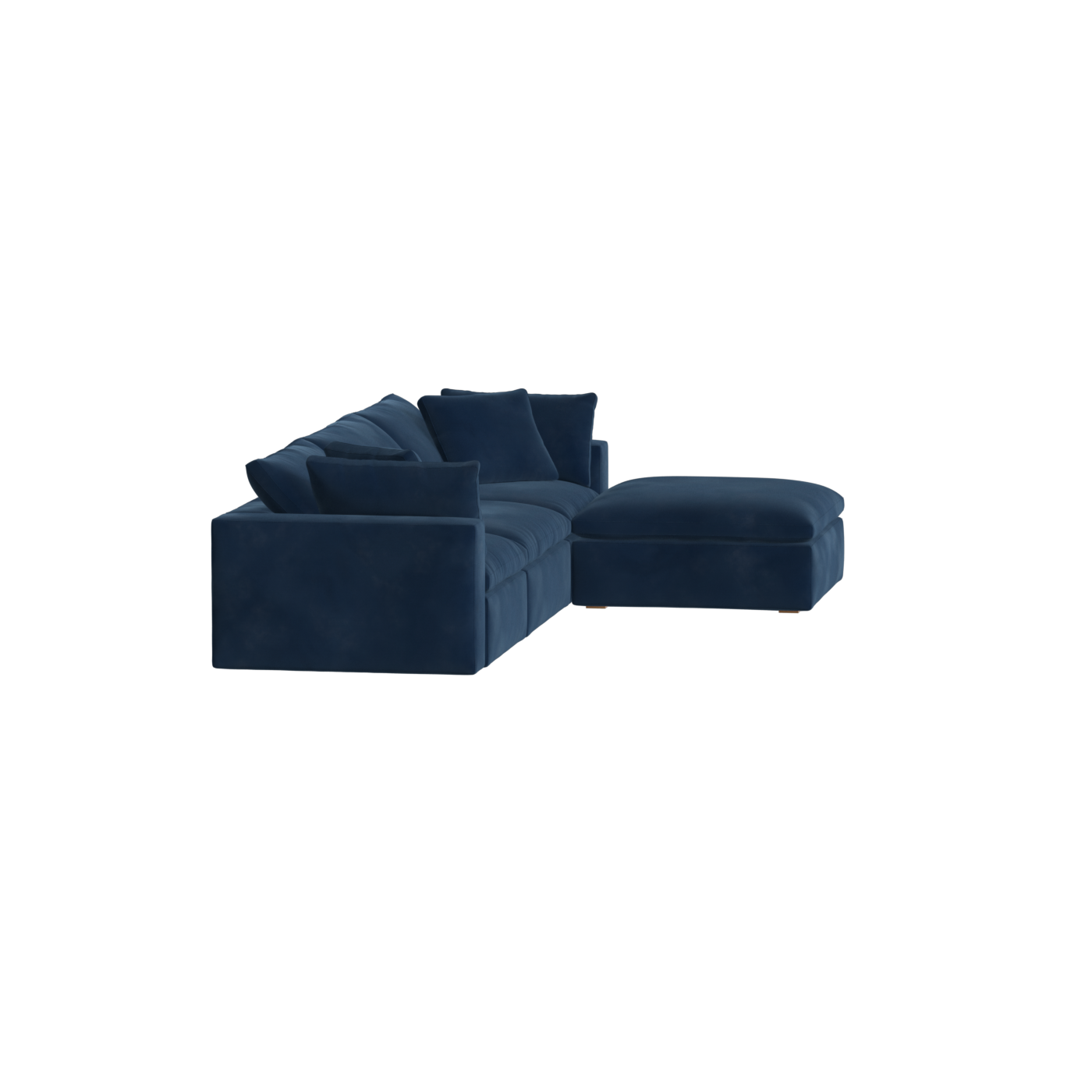 Ari three seater modular corner Sofa With Full Fabric Customisation