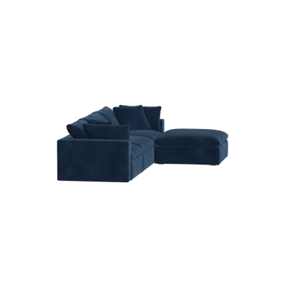 Ari three seater modular corner Sofa With Full Fabric Customisation
