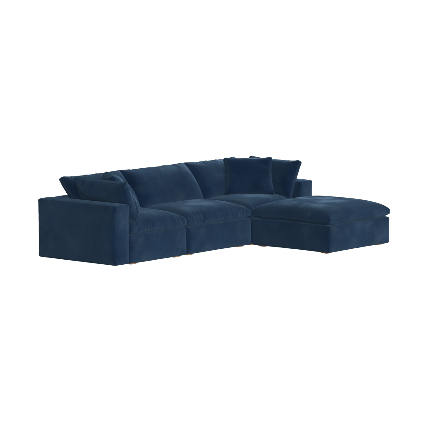 Ari three seater modular corner Sofa With Full Fabric Customisation