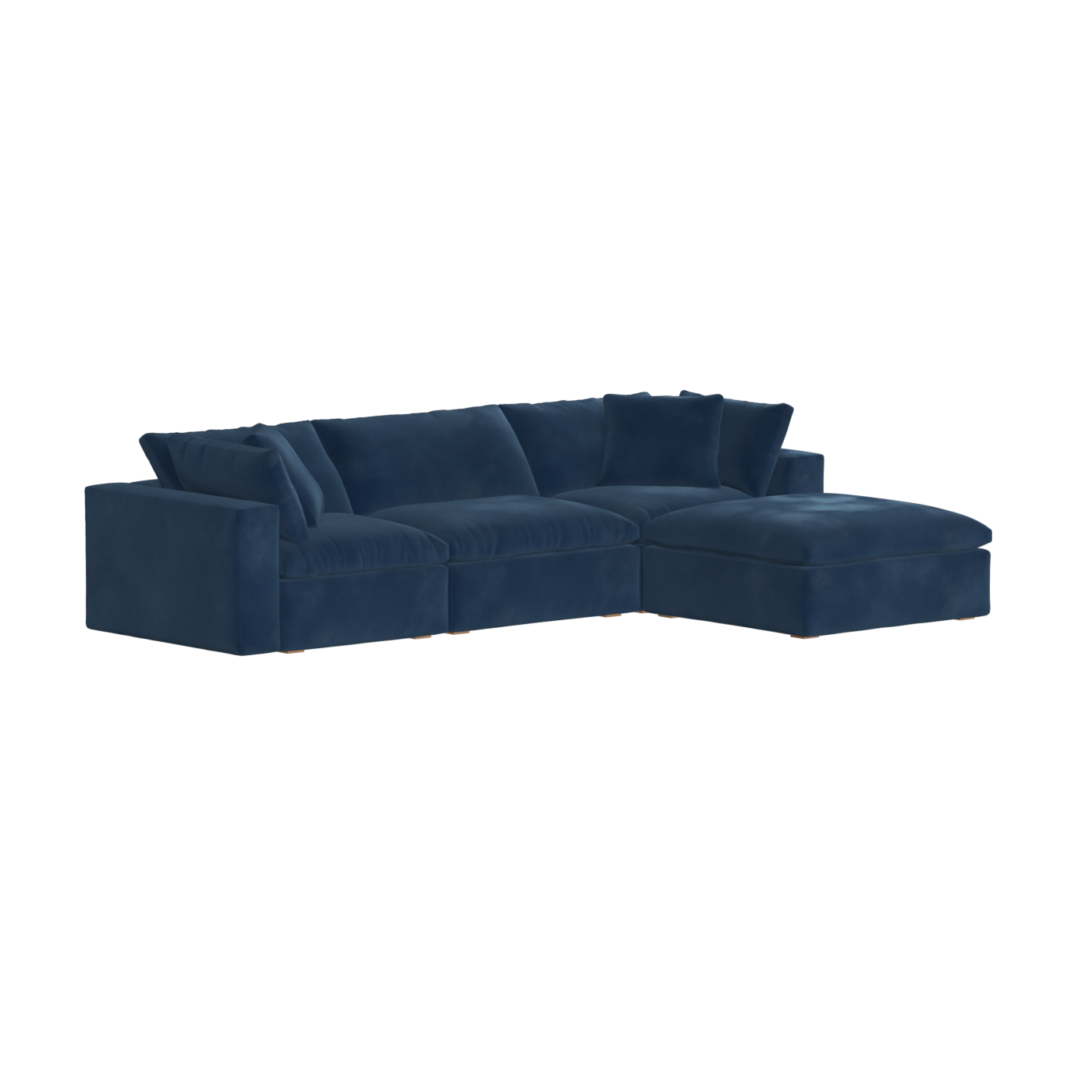 Ari three seater modular corner Sofa With Full Fabric Customisation
