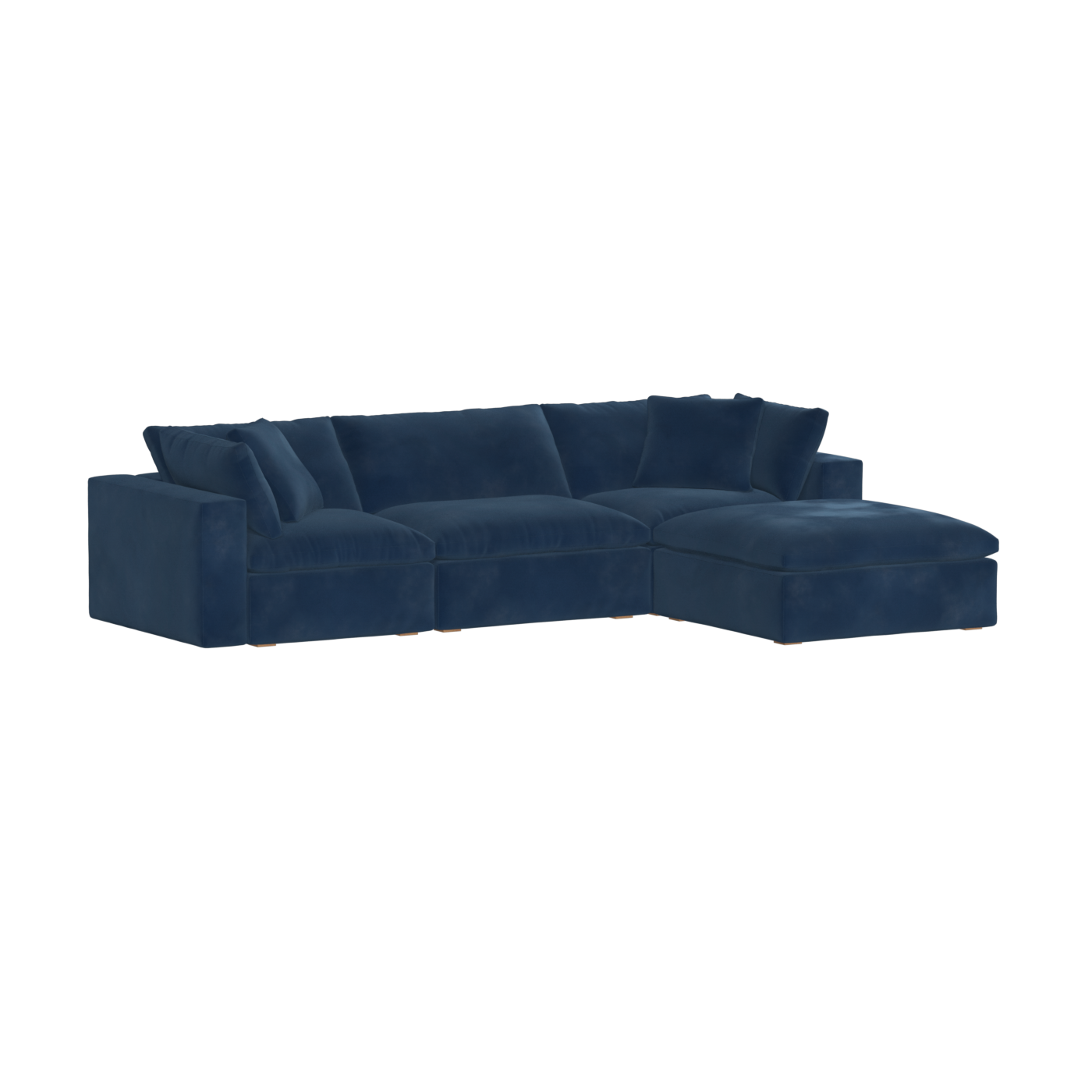 Ari three seater modular corner Sofa With Full Fabric Customisation