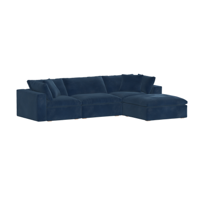 Ari three seater modular corner Sofa With Full Fabric Customisation