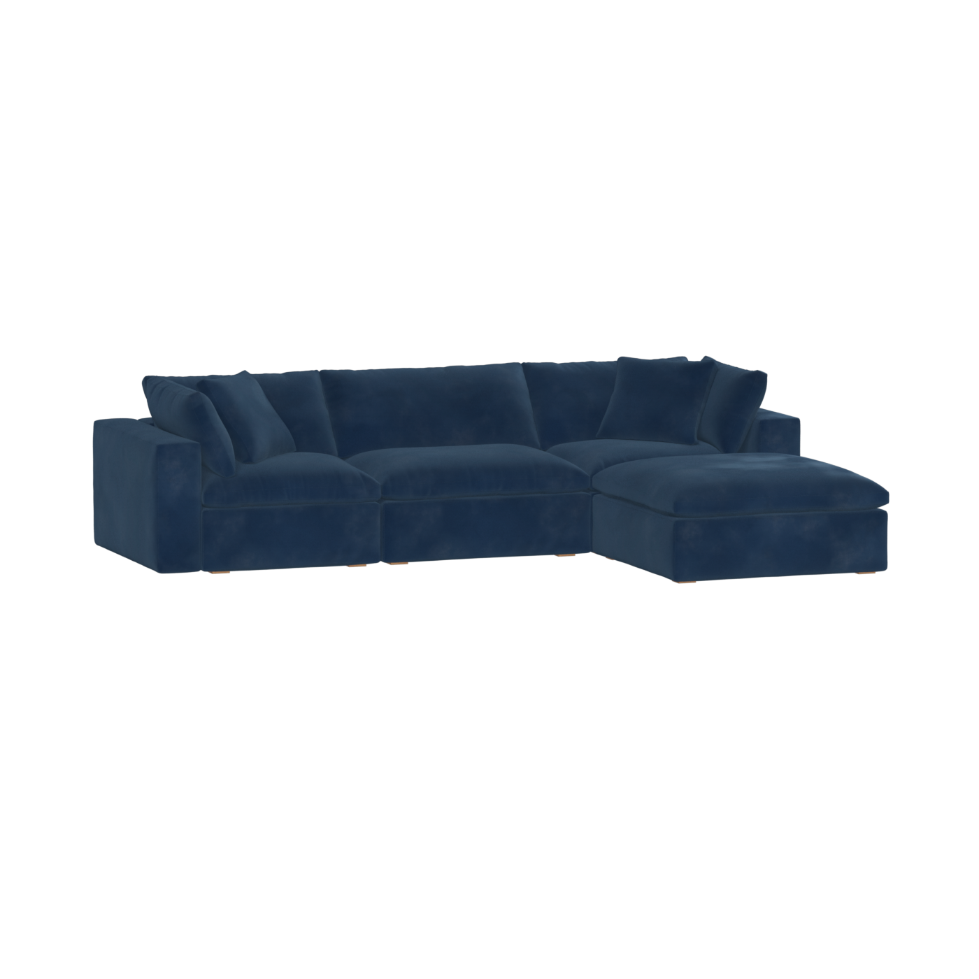 Ari three seater modular corner Sofa With Full Fabric Customisation