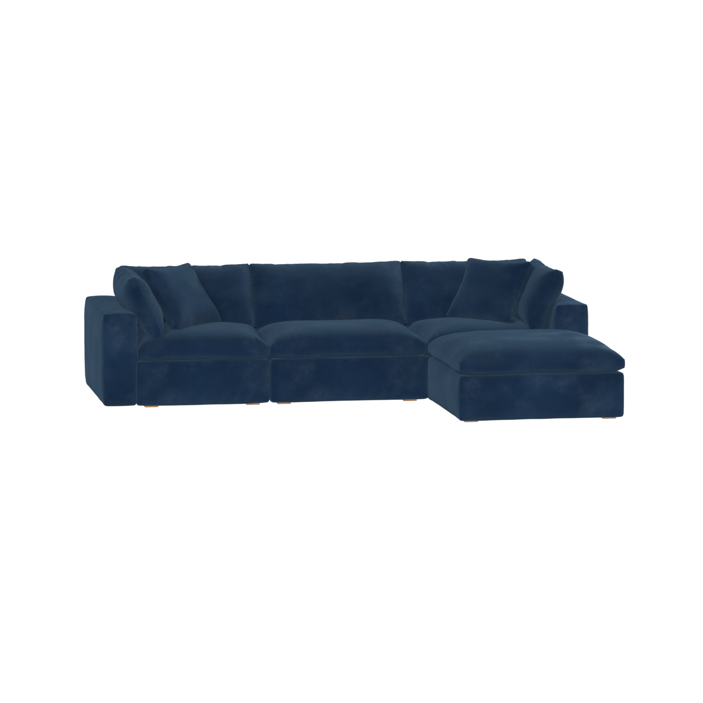Ari three seater modular corner Sofa With Full Fabric Customisation