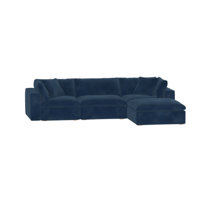 Ari three seater modular corner Sofa With Full Fabric Customisation
