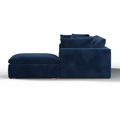 Ari three seater modular corner Sofa With Full Fabric Customisation