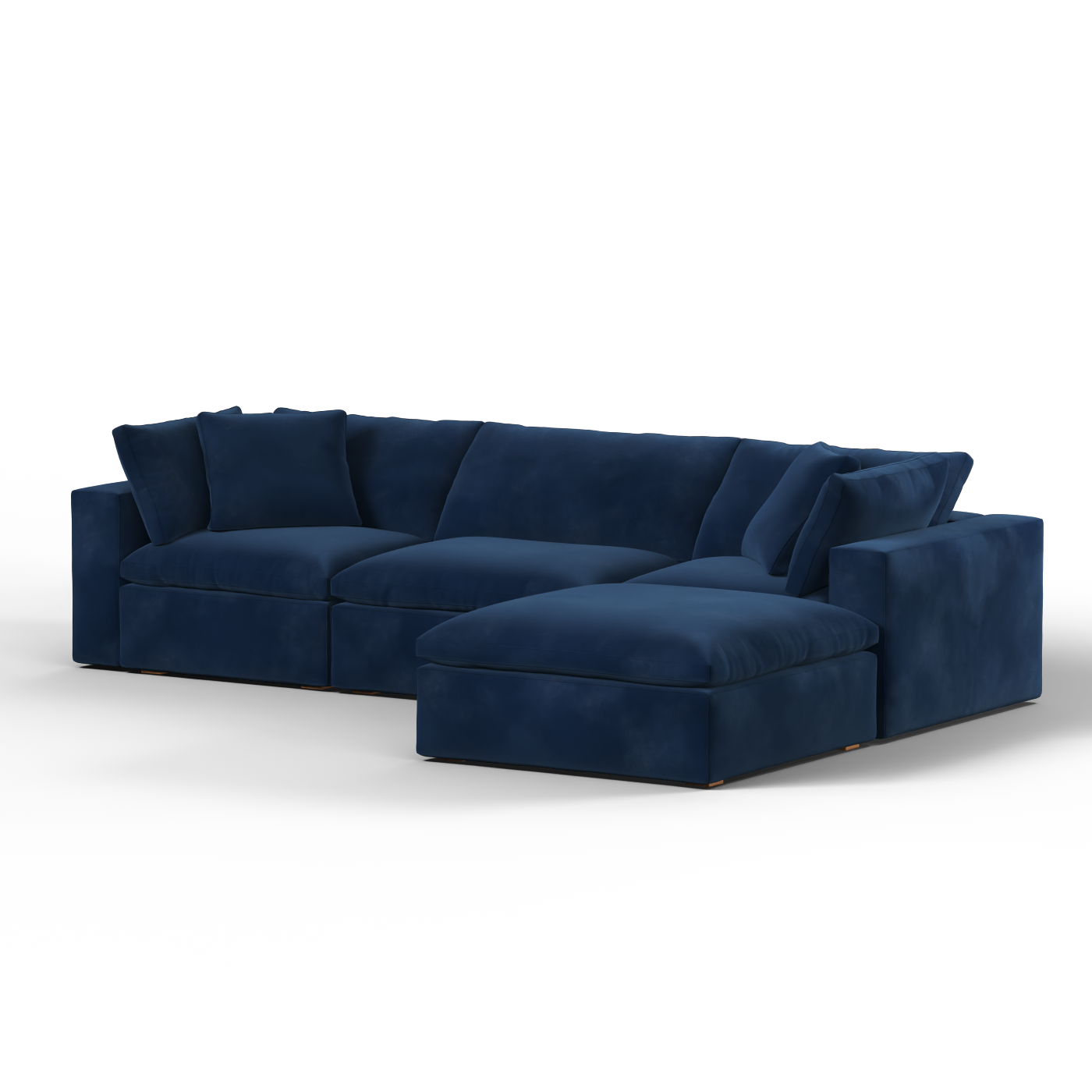 Ari three seater modular corner Sofa With Full Fabric Customisation