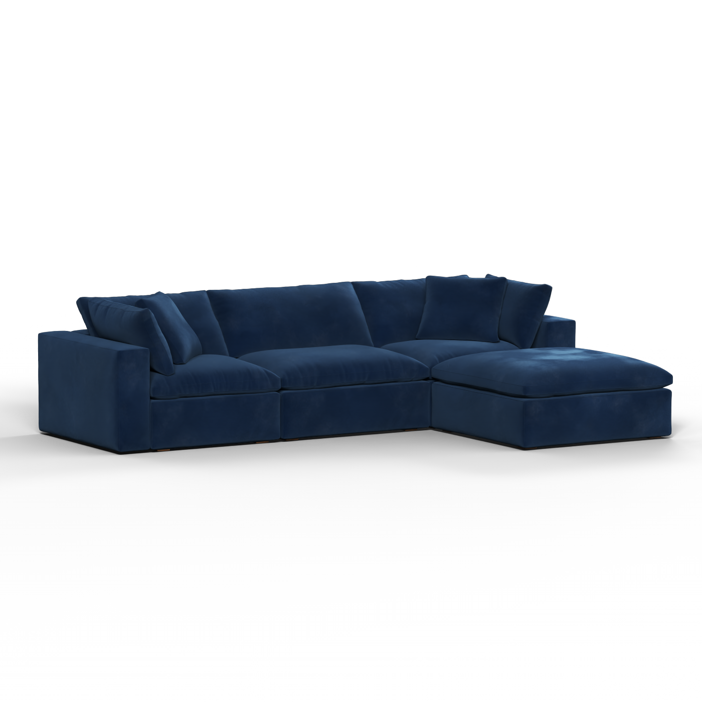 Ari three seater modular corner Sofa With Full Fabric Customisation