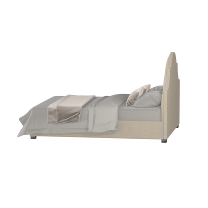 Ariana Double Bed with Elegant Headboard