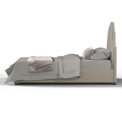 Ariana Double Bed with Elegant Headboard