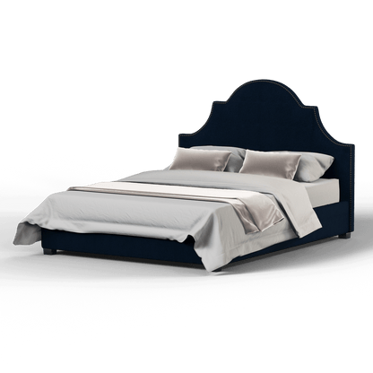 Ariana Double Bed with Elegant Headboard
