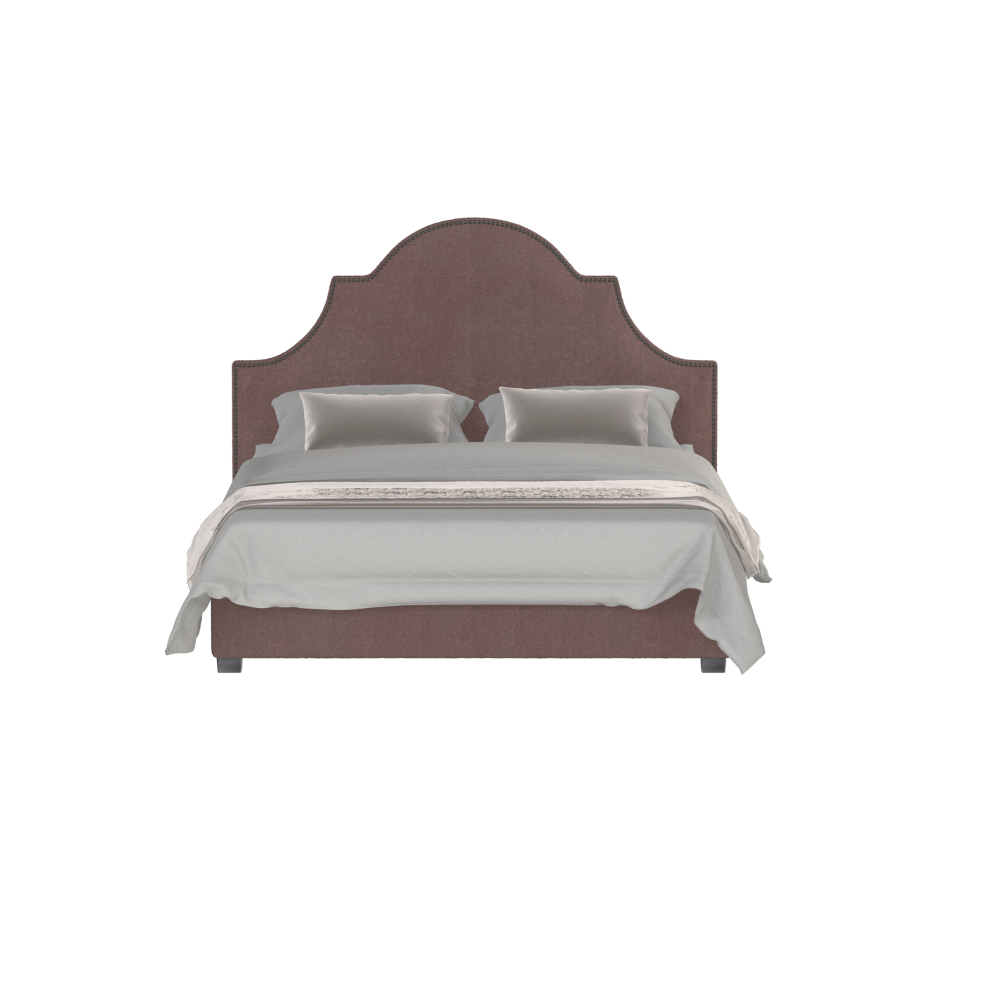 Ariana Double Bed with Elegant Headboard