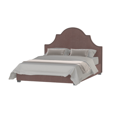 Ariana Double Bed with Elegant Headboard